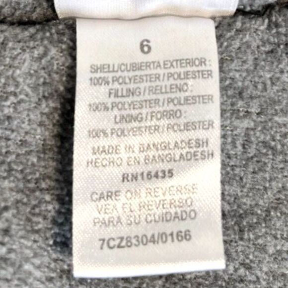 NANNETTE KIDS Puffer Vest Size 6 Black W/Awesome Design Fleece Lining - Picture 3 of 6